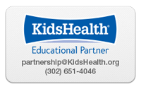 KidsHealth Educational Partner Email partnership@KidsHealth.org call (302) 651-4046
