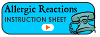 Allergic Reaction Instruction Sheet